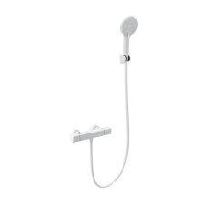 Смеситель для душа с термостатом WONZON & WOGHAND STAY 2, Белый матовый (WW-B2016-A-MW)