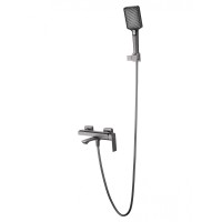 Смеситель для ванны с душем WONZON & WOGHAND DIAMOND, Темный графит (WW-88639011-BGM)