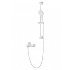 Смеситель для ванны с душевым гарнитуром WONZON & WOGHAND ALFA, Белый матовый (WW-AE3205-MW)