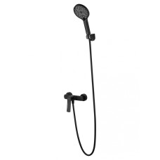 Смеситель для душа WONZON & WOGHAND, Черный матовый (WW-B2585-MB)
