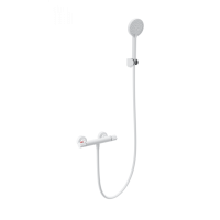 Смеситель для душа с термостатом WONZON & WOGHAND INN 5, Белый матовый (WW-B2063-A-MW)