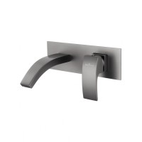 Смеситель для раковины встраиваемый WONZON & WOGHAND FIT, Темный графит (WW-88869009-BGM)