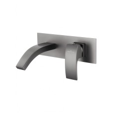 Смеситель для раковины встраиваемый WONZON & WOGHAND FIT, Темный графит (WW-88869009-BGM)