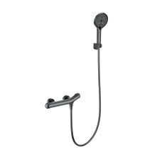 Смеситель для душа с термостатом WONZON & WOGHAND T-1000, Темный графит (WW-B2057-A-BGG)