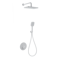 Душевая система с термостатом встраиваемая WONZON & WOGHAND, Белый матовый (WW-D2017-A-MW)