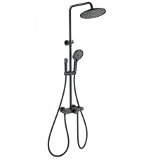 Душевая система с термостатом WONZON & WOGHAND MUSE Selesta, Черный матовый (WW-B4113-MB)