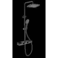 Душевая система WONZON & WOGHAND Shelf, Черный матовый (WW-B3552-MB)