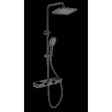 Душевая система WONZON & WOGHAND Shelf, Черный матовый (WW-B3552-MB)