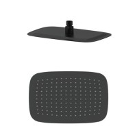 Верхний душ WONZON & WOGHAND, Черный матовый (WW-88DP03-MB)