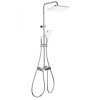 Душевая система с термостатом WONZON & WOGHAND MUSE Corno, Хром (WW-B3112-CR)