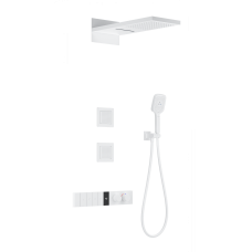 Душевая система с термостатом встраиваемая WONZON & WOGHAND, Белый матовый (WW-D4538-A-MW)