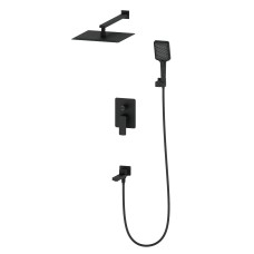 Душевая система встраиваемая WONZON & WOGHAND EDGE, Черный матовый (WW-88939003-MB)