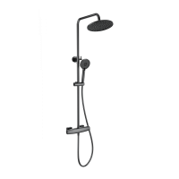 Душевая система с термостатом WONZON & WOGHAND NEO, Темный графит (WW-B3035-A-BGG)