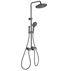 Душевая система с термостатом WONZON & WOGHAND MUSE Selesta, Темный графит (WW-B4113-BGG)
