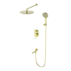 Душевая система встраиваемая WONZON & WOGHAND FRAME, Брашированное золото (WW-88939010-BG)