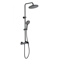 Душевая система WONZON & WOGHAND, Черный матовый (WW-B3517-MB)