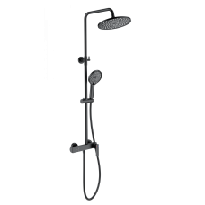 Душевая система WONZON & WOGHAND, Черный матовый (WW-B3517-MB)