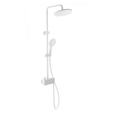 Душевая система с термостатом WONZON & WOGHAND MUSE Corno, Белый матовый (WW-B3110-MW)