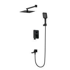 Душевая система встраиваемая WONZON & WOGHAND DIAMOND, Черный матовый (WW-88939011-MB)