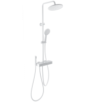 Душевая система с термостатом WONZON & WOGHAND MUSE Forte, Белый матовый (WW-B3580-MW)