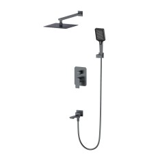 Душевая система встраиваемая WONZON & WOGHAND DIAMOND, Темный графит (WW-88939011-BGM)