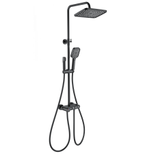Душевая система с термостатом WONZON & WOGHAND MUSE Corno, Черный матовый (WW-B3112-MB)
