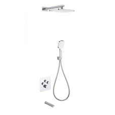 Душевая система с термостатом встраиваемая WONZON & WOGHAND, Хром (WW-B4005-CR)
