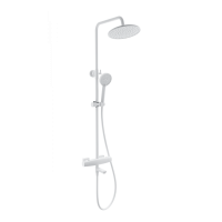 Душевая система с термостатом WONZON & WOGHAND NEO, Белый матовый (WW-B3035-A3-MW)