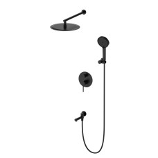 Душевая система встраиваемая WONZON & WOGHAND STICK, Черный матовый (WW-88939017-MB)