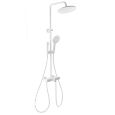 Душевая система с термостатом WONZON & WOGHAND MUSE Selesta, Белый матовый (WW-B4113-MW)