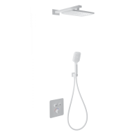 Душевая система с термостатом встраиваемая WONZON & WOGHAND, Белый матовый (WW-B4003-MW)