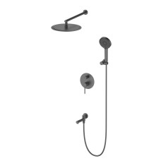 Душевая система встраиваемая WONZON & WOGHAND STICK, Темный графит (WW-88939017-BGM)