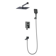 Душевая система встраиваемая WONZON & WOGHAND EDGE, Темный графит (WW-88939003-BGM)