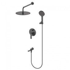 Душевая система встраиваемая WONZON & WOGHAND BRILLIANT, Черный матовый (WW-88939079-MB)