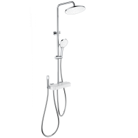 Душевая система с термостатом WONZON & WOGHAND MUSE Forte, Хром (WW-B3580-CR)