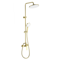 Душевая система WONZON & WOGHAND, Брашированное золото (WW-B3200-BG)