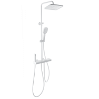 Душевая система с термостатом WONZON & WOGHAND MUSE Legato, Белый матовый (WW-B4129-MW)