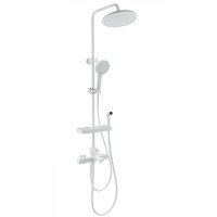 Душевая система с гигиеническим душем и термостатом WONZON & WOGHAND SOLID, Белый матовый (WW-C3011-A1-MW)