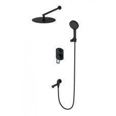 Душевая система встраиваемая WONZON & WOGHAND FRAME, Черный матовый (WW-88939010-MB)