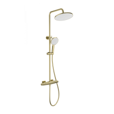 Душевая система с термостатом WONZON & WOGHAND NEO, Брашированное золото (WW-B3045-A- BG)
