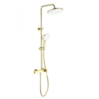 Душевая система WONZON & WOGHAND, Брашированное золото (WW-B3517-BG)