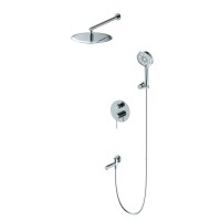 Душевая система встраиваемая WONZON & WOGHAND STICK, Хром (WW-88939017-CR)