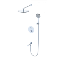 Душевая система с термостатом встраиваемая WONZON & WOGHAND STICK, Хром (WW-88929010-CR)