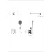 Душевая система с термостатом встраиваемая WONZON & WOGHAND, Темный графит (WW-D2017-B-BGG)