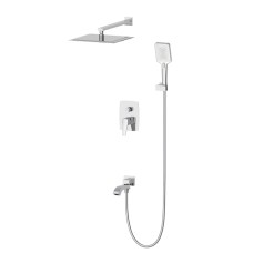 Душевая система встраиваемая WONZON & WOGHAND FLEX, Брашированный никель (WW-88939072-BN)