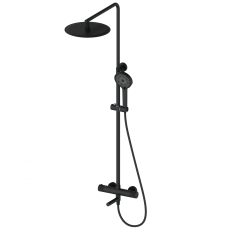 Душевая система с термостатом WONZON & WOGHAND, Черный матовый (WW-88739902-MB)