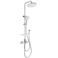 Душевая система с термостатом WONZON & WOGHAND SOLID, Хром (WW-C3011-A1-CR)