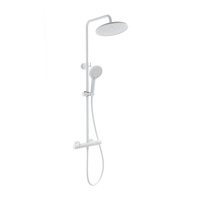 Душевая система с термостатом WONZON & WOGHAND INN 1, Белый матовый (WW-B3013-T1-MW)