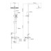 Душевая система с термостатом WONZON & WOGHAND, Черный матовый (WW-B3310-MB)