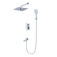 Душевая система встраиваемая WONZON & WOGHAND CUBE 2.0, Хром (WW-88087068-CR)